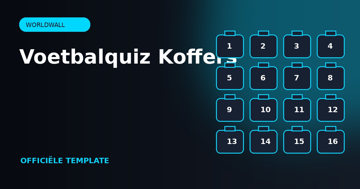 Voetbalquiz Koffers