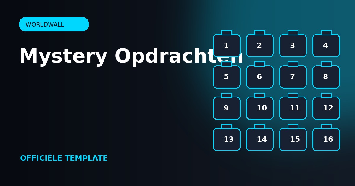 Mystery Opdrachten