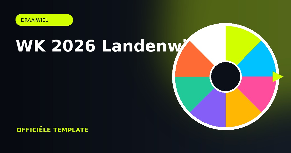 WK 2026 Landenwiel