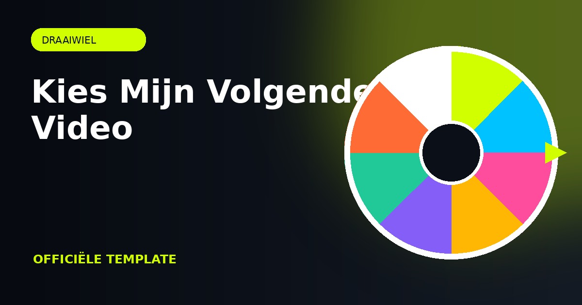 Kies Mijn Volgende Video